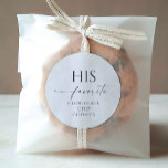 Adesivo Redondo Seu Casamento Favorito A Palitos Redondos Editávei<br><div class="desc">Adicione estas etiquetas personalizáveis aos seus favoritos. Crie os autocolantes circulares dele e dela. Avise todos os seus convidados de casamento sobre suas guloseimas favoritas.</div>