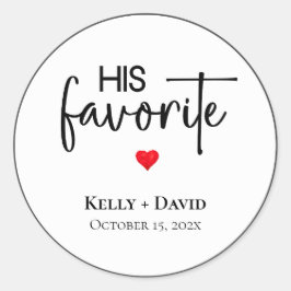 Adesivo Redondo Seu Casamento Favorito Vestidos para Tratar Bolsas