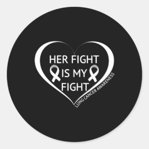 Adesivo Redondo Seu Combate É Meu Combate Mês de Conscientização d