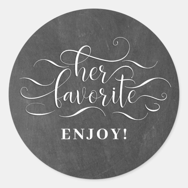 Adesivo Redondo Seu Favor De Casamento Favorito (Frente)