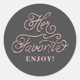 Adesivo Redondo Seu Favor De Casamento Favorito