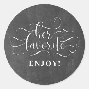 Adesivo Redondo Seu favor favorito do casamento
