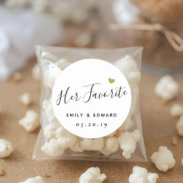Adesivo Redondo Seu Favorito De Casamento Personalizado Favorito