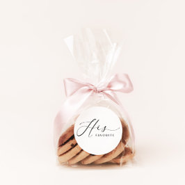 Adesivo Redondo Seu Favorito do Partido Favorito Autocolantes com