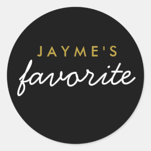 Adesivo Redondo "Seu" Lanche Favorito