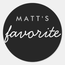 "Seu" Lanche Favorito Preto Prata