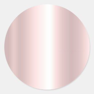 Adesivo Redondo Seu Modelo Elegante de Texto Personalizado em Rosa
