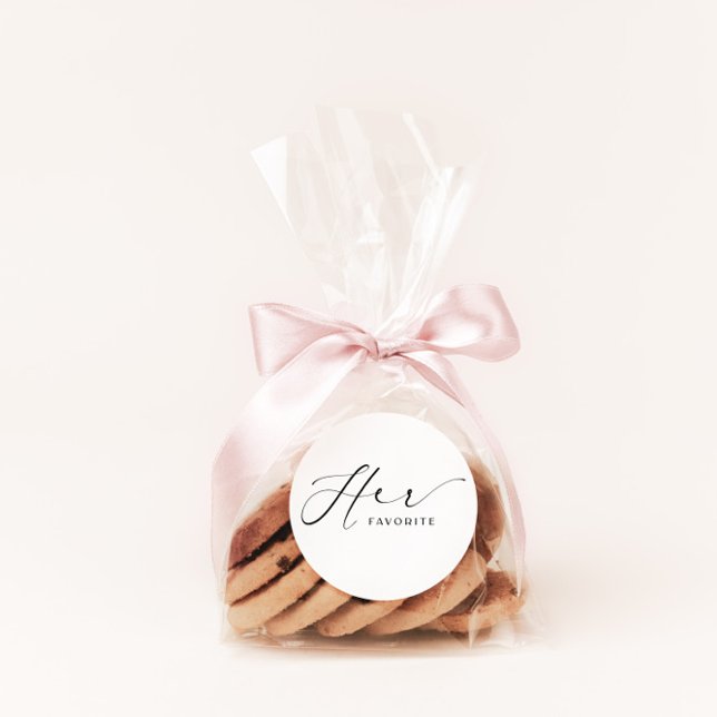 Adesivo Redondo Seu Partido Favorito Padrões com fonte de script (Criador carregado)