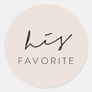 Adesivo Redondo seu saco de boas-vindas favorito