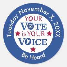 Seu voto é sua mensagem personalizada de voz