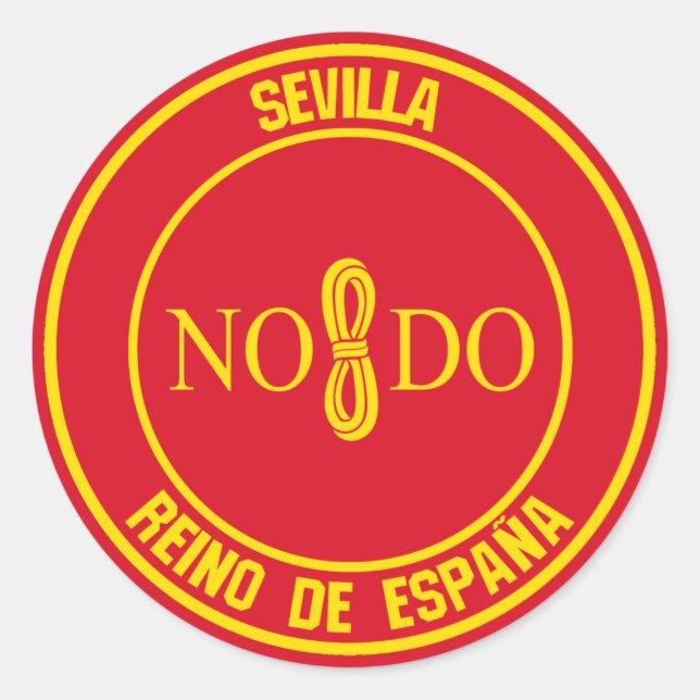 Adesivo Redondo Sevilla Round Emblem (Frente)