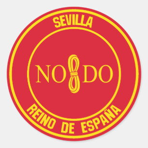 Adesivo Redondo Sevilla Round Emblem
