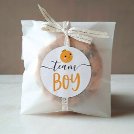 Adesivo Redondo Sexo Revelação Voto Vinheta Pequena Laranja Útil