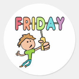 Adesivo Redondo Sexta