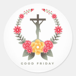 Adesivo Redondo Sexta-feira Santa