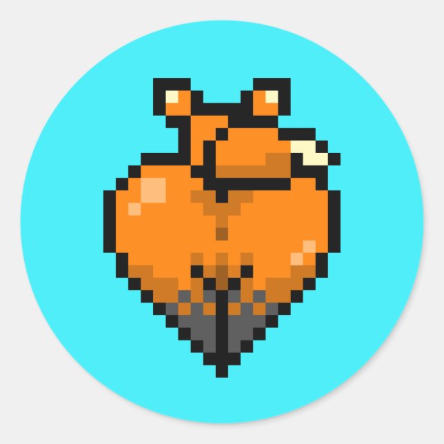 Adesivo Redondo Sexy vixen Sticker (Frente)