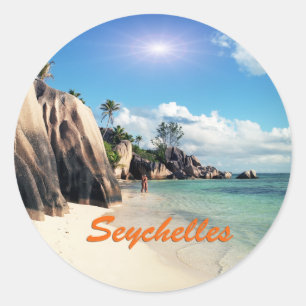 Adesivo Redondo Seychelles
