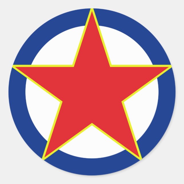 Adesivo Redondo SFRJ RV i PVO (Frente)