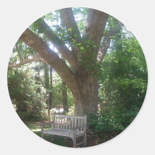 Adesivo Redondo Shady Place to Relax Sticker (Frente)