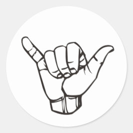 ADESIVO REDONDO SHAKA ASL