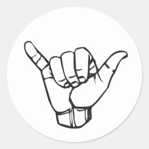 ADESIVO REDONDO SHAKA ASL