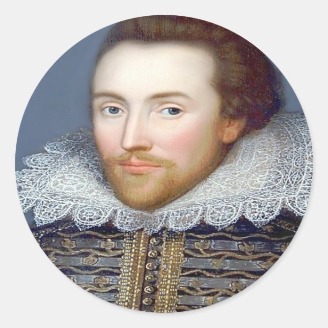 Adesivo Redondo Shakespeare (Frente)