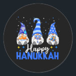 Adesivo Redondo Shalom Gnomos Menorah Dreidel Hanukkah Chanukah<br><div class="desc">Shalom Gnomos Menorah Dreidel Hanukkah Chanukah</div>