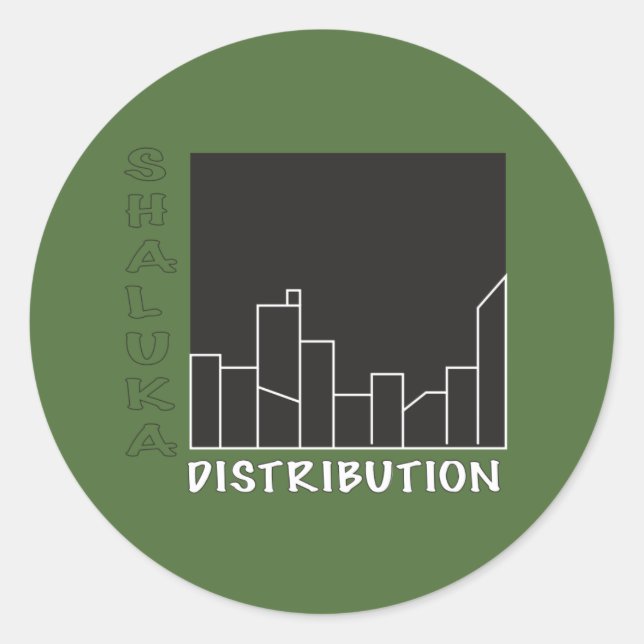 Adesivo Redondo Shaluka Sticker (Frente)