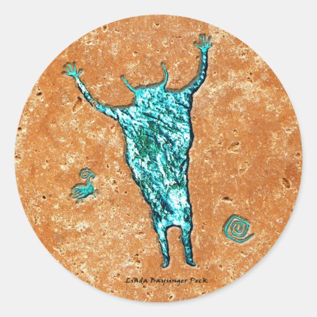 Adesivo Redondo Shaman (Frente)