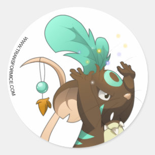 Adesivo Redondo Shaman Sticker