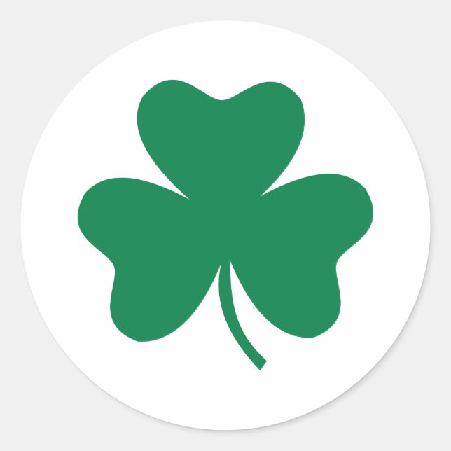 Adesivo Redondo Shamrock (Frente)