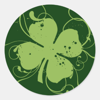Adesivo Redondo Shamrock
