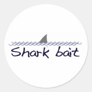 Adesivo Redondo Shark Bait
