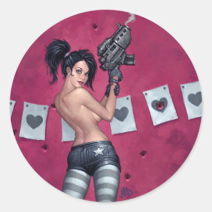 Adesivo Redondo Sharpshooter