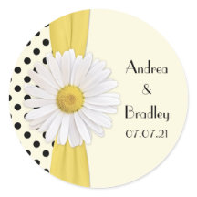 Shasta Daisy Bolinhas Personalizada Casamento