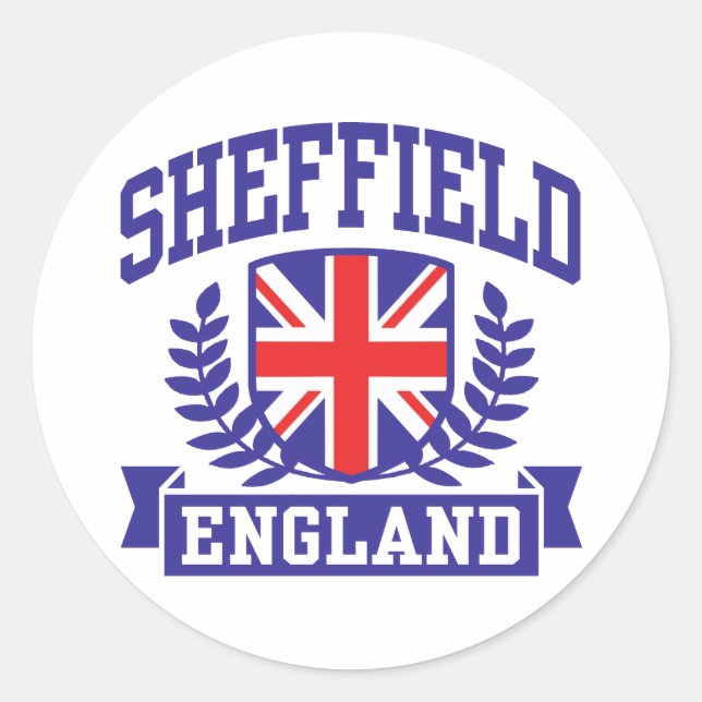 Adesivo Redondo Sheffield (Frente)