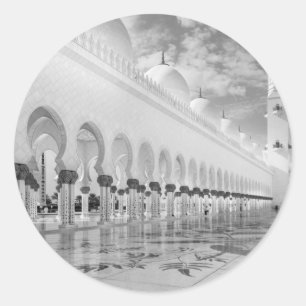 Adesivo Redondo Sheikh Zayed Mesquita