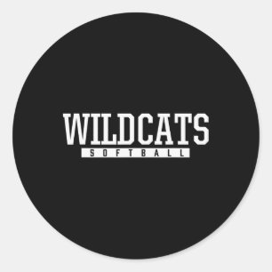 Adesivo Redondo Shelby County Wildcats Softll EM