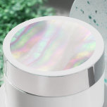 Adesivo Redondo shell iridescente simulado<br><div class="desc">por favor,  note que o efeito holográfico não é real,  mas apenas simulado</div>