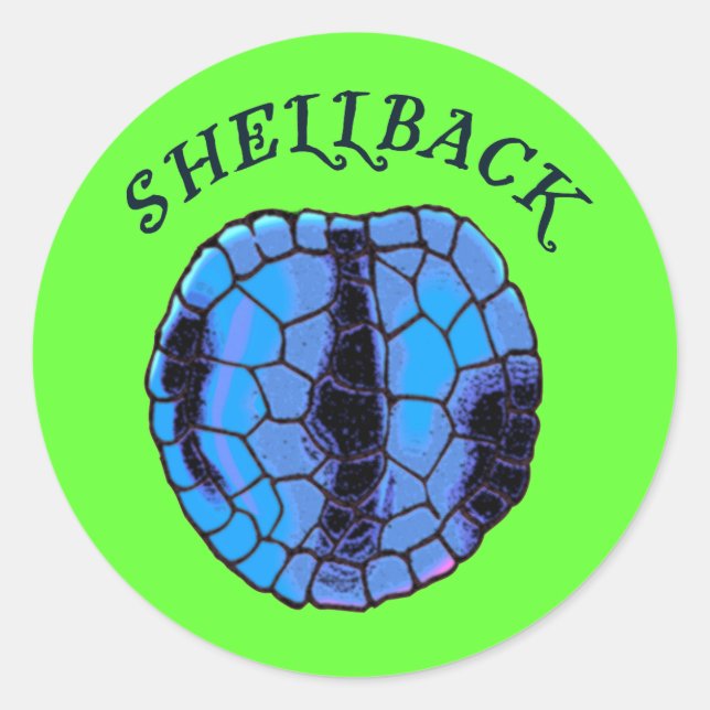 Adesivo Redondo Shellback (Frente)