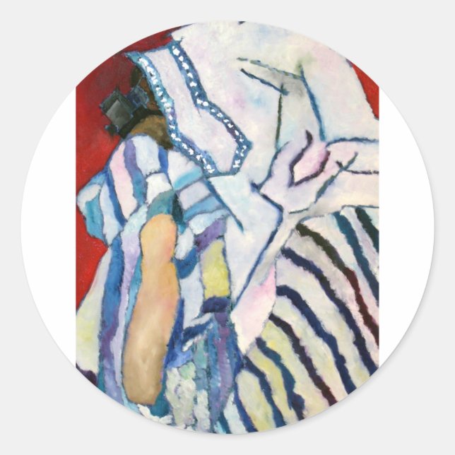 Adesivo Redondo Shema YIsrael (Frente)