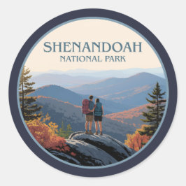 Adesivo Redondo Shenandoah National Park Virginia