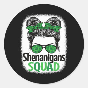 Adesivo Redondo Shenanigans Squad Ruas.