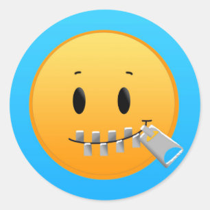 Adesivo Redondo Shhhh...