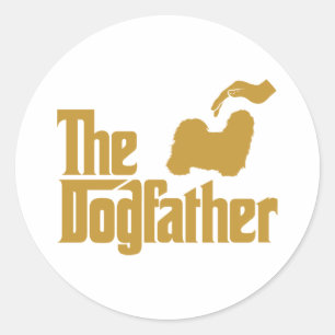 Adesivo Redondo Shih Tzu