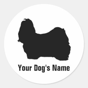 Adesivo Redondo Shih Tzu ー ー ズ ・
