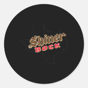 Adesivo Redondo Shiner Tx Town Para Bebidas