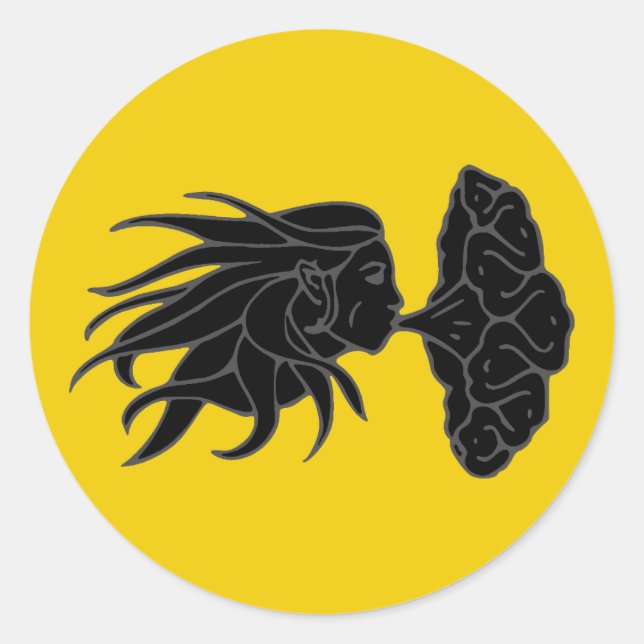 Adesivo Redondo Shire de Darton Populace Crachá (Frente)