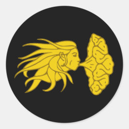 Adesivo Redondo Shire de Darton Populace Crachá