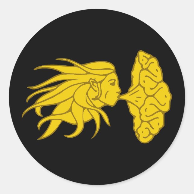 Adesivo Redondo Shire de Darton Populace Crachá (Frente)